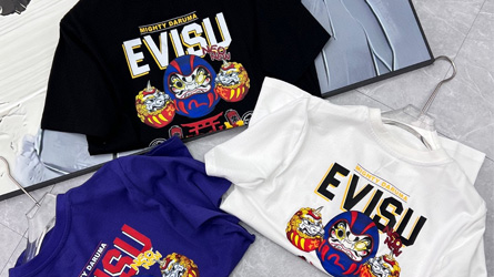 EVISU - Blak XL / Blue M, free